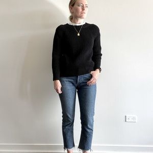 Everlane Texture Cotton Crew sweater, size M